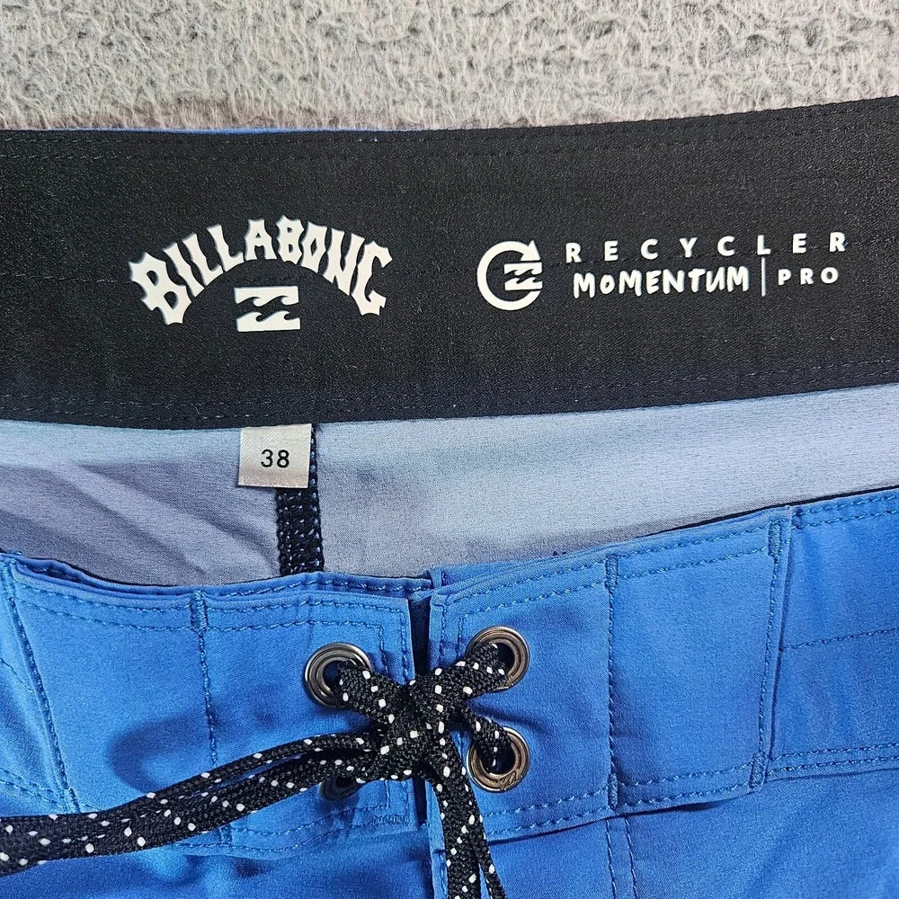 NWT Billabong Swim Trunks Board Shorts Men's 38 No Liner Momentum Pro Wave Surf‎